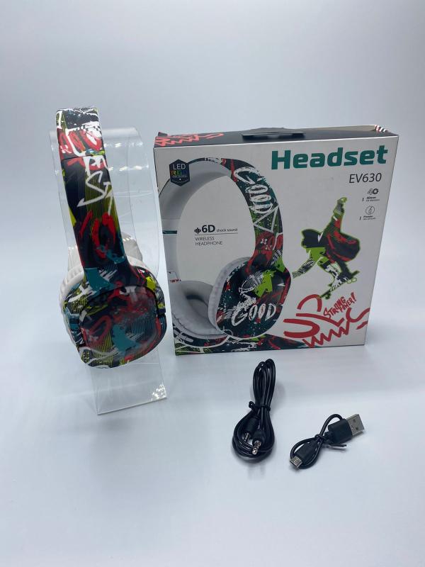 AUDIFONOS INALAMBRICOS CON SONIDO DE CHOQUE EV630 VERDE