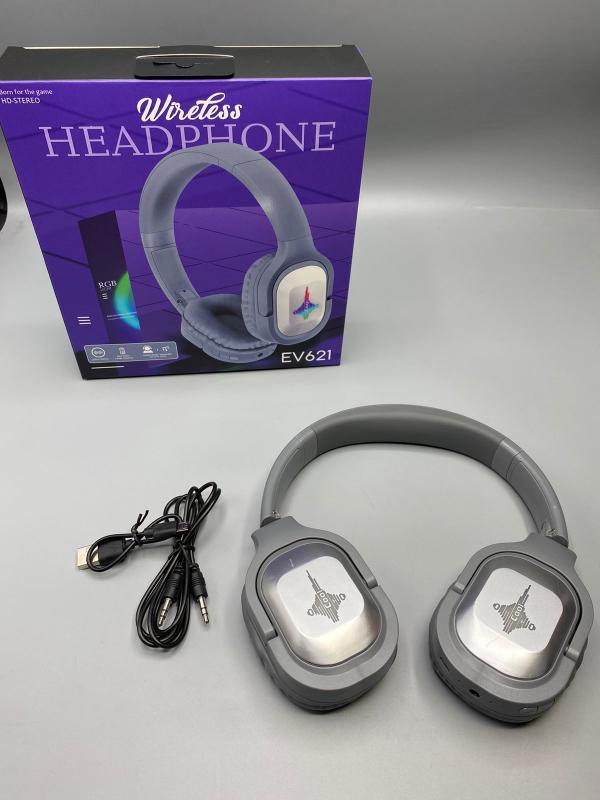 AUDIFONOS INALAMBRICO EV-621 GRIS