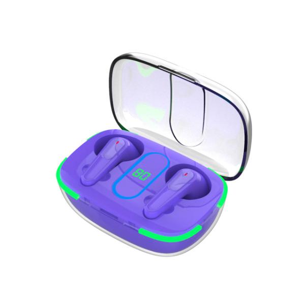 AUDIFONOS MANOS LIBRES BLUETOOTH TWS AIRPODS INPODS PRO 70 MORADO