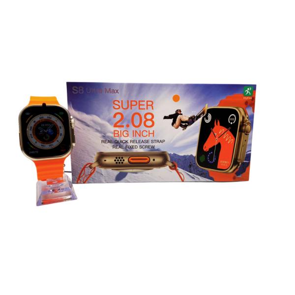 RELOJ INTELIGENTE SMART WATCH S8 ULTRAMAX NARANJA