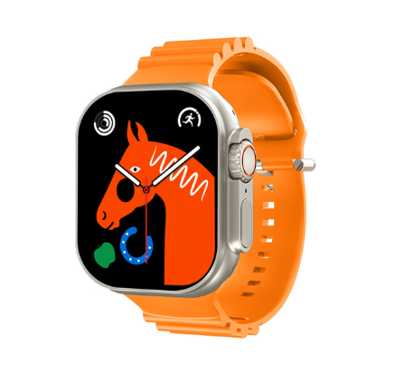 RELOJ INTELIGENTE SMART WATCH HW68 ULTRA NARANJA