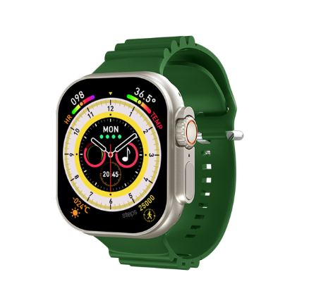 RELOJ INTELIGENTE SMART WATCH HW68 ULTRA VERDE