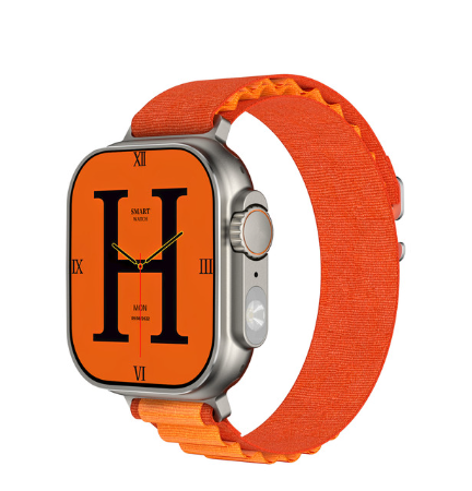 RELOJ INTELIGENTE SMART WATCH TW28 ULTRA NARANJA