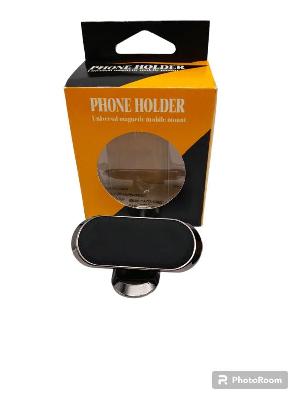 HOLDER ESTUCHE MAGNETICO DASH CARRO F16 COLOR PLATA