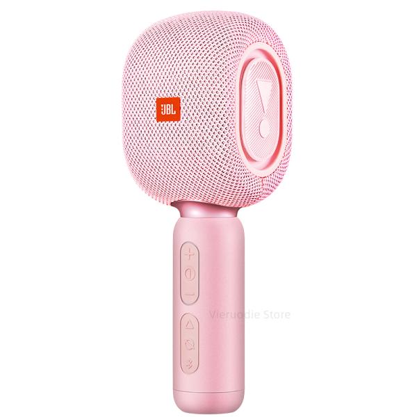 MICROFONO  KMC500 CON CONEXION DE BLUETOOTH ROSADO