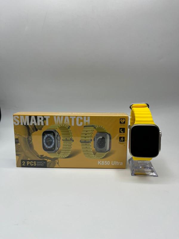 RELOJ INTELIGENTE SMART WATCH K850 ULTRA AMARILLO