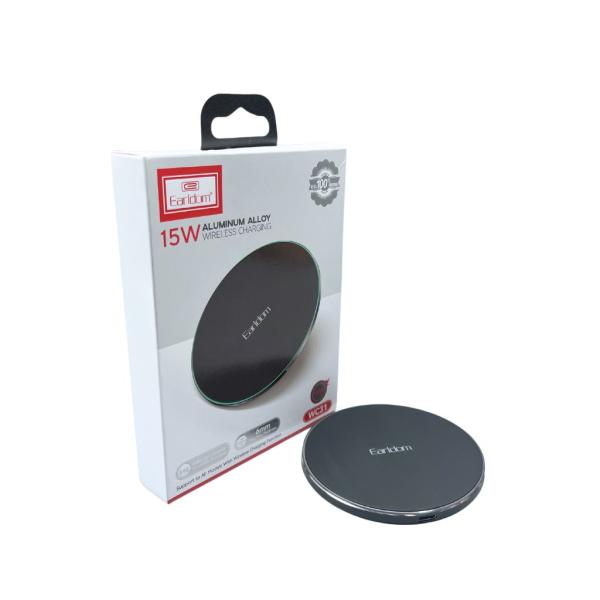 CARGADOR INALAMBRICO  ET-WC31 EARLDOM NEGRO