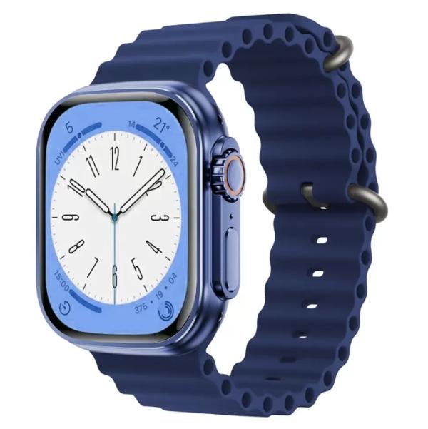 RELOJ INTELIGENTE SMART WATCH K800 ULTRA DOBLE BANDA  COLOR AZUL
