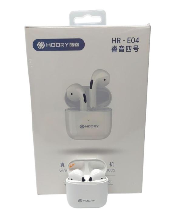 AUDIFONOS MANOS LIBRES BLUETOOTH TWS AIRPODS HOORY HR-E04