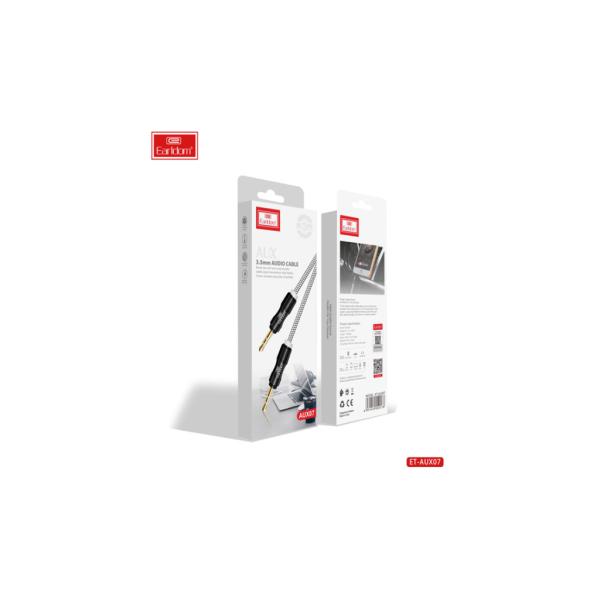 CABLES AUXILIAR 3.5 MM A 3.5  ET-AUX07 EARLDOM BLANCO