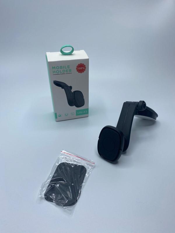 HOLDER PARA CARRO ESTILO DASH MODELO UN-43 NEGRO