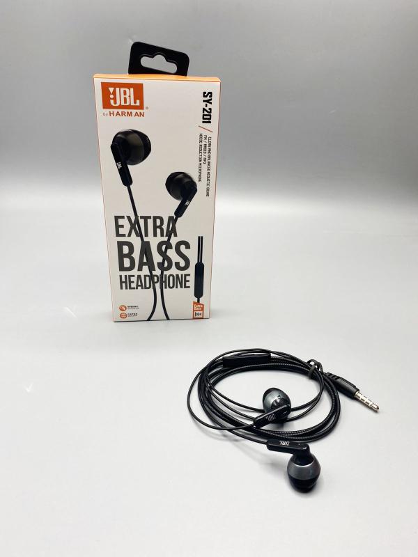 AUDIFONOS MANOS LIBRES CON CABLE STEREO MP3 SY-201 NEGRO