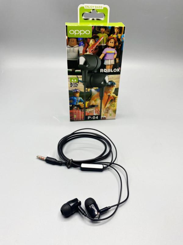 AUDIFONOS MANOS LIBRES CON CABLE STEREO MP3 P-04 NEGRO