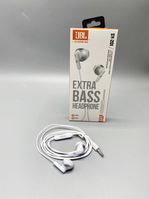 AUDIFONOS MANOS LIBRES CON CABLE STEREO MP3 SY-201 BLANCO