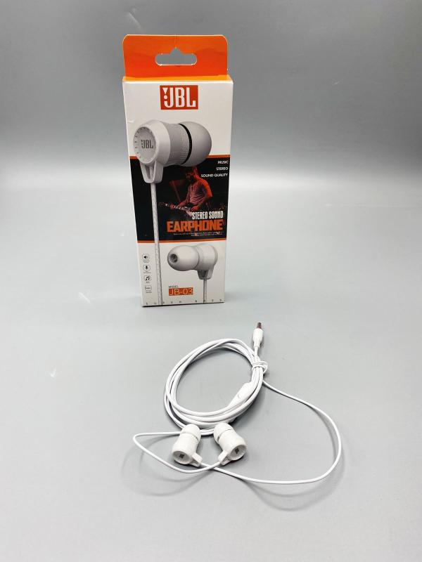 AUDIFONOS MANOS LIBRES CON CABLE STEREO MP3 JB-03 BLANCO