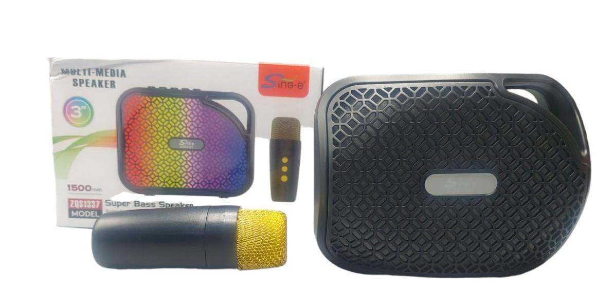 BOCINAS PARLANTE BLUETOOTH ZQS1337 NEGRO
