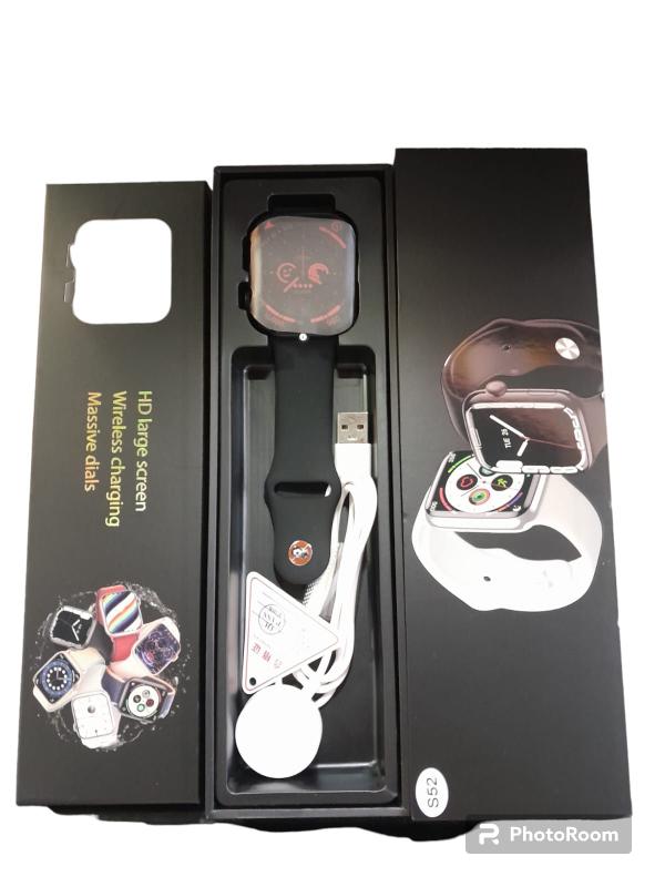 RELOJ INTELIGENTE SMART WATCH S52 NEGRO