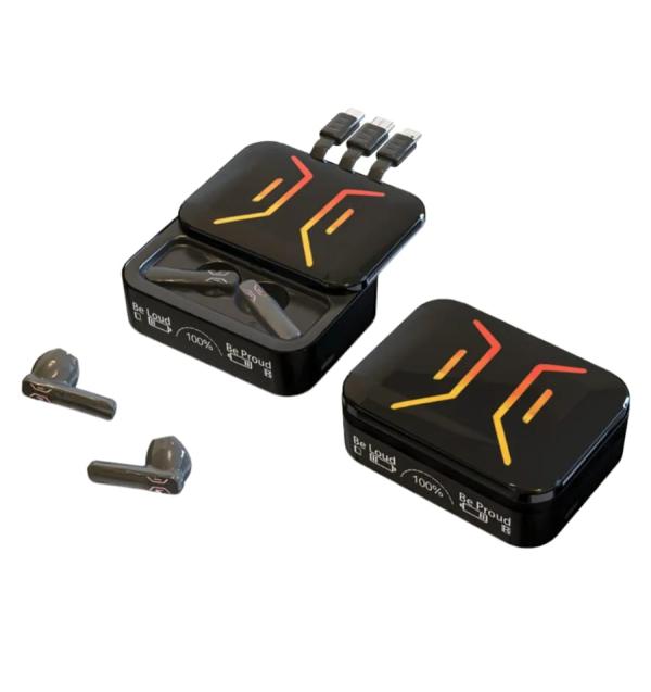 AUDIFONOS MANOS LIBRES BLUETOOTH TWS AIRPODS INPODS M80 NEGRO