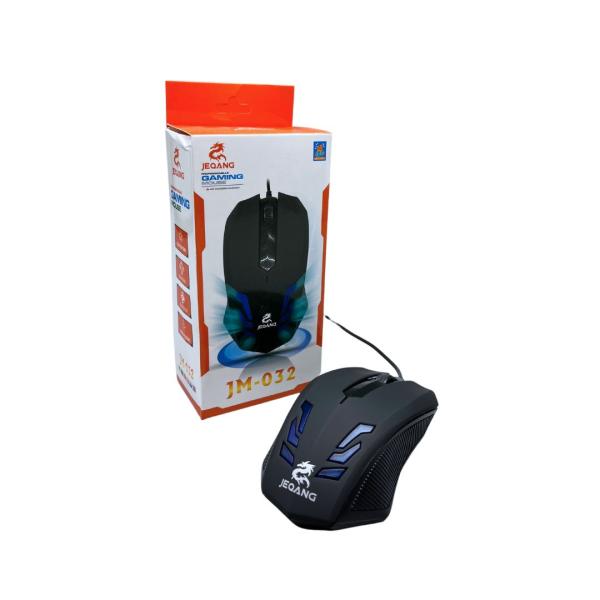 MOUSE PARA COMPUTADORA JM-032 CON CABLE CONEXION USB JEQANG