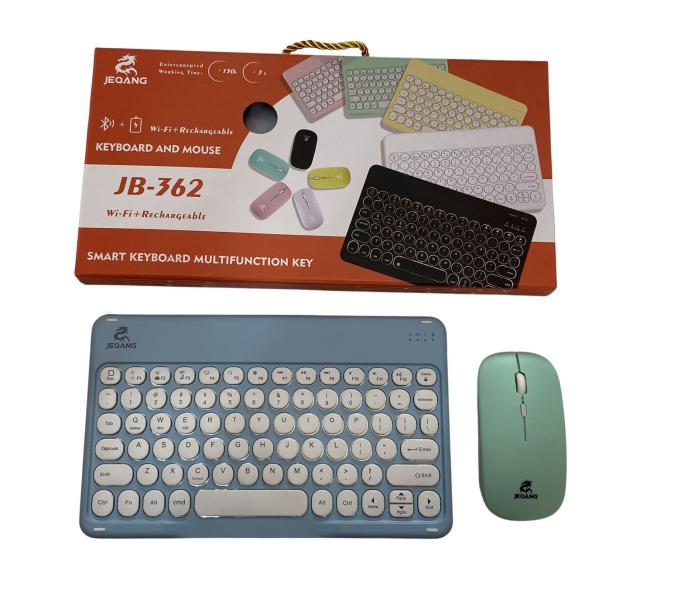 TECLADO PARA COMPUTADORA   JB-362 CELESTE