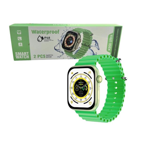 RELOJ INTELIGENTE SMART WATCH K950 ULTRA VERDE CLARO