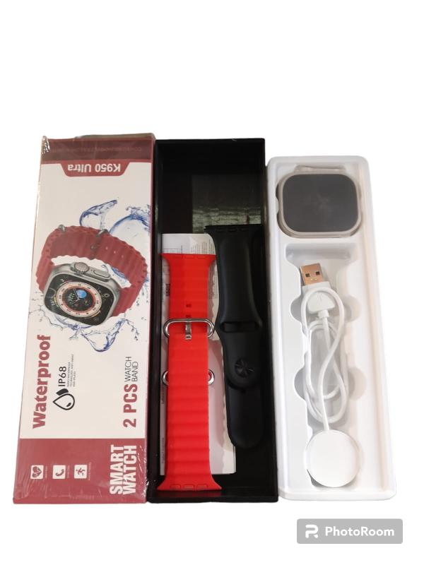 RELOJ INTELIGENTE SMART WATCH K950 ULTRA VINO
