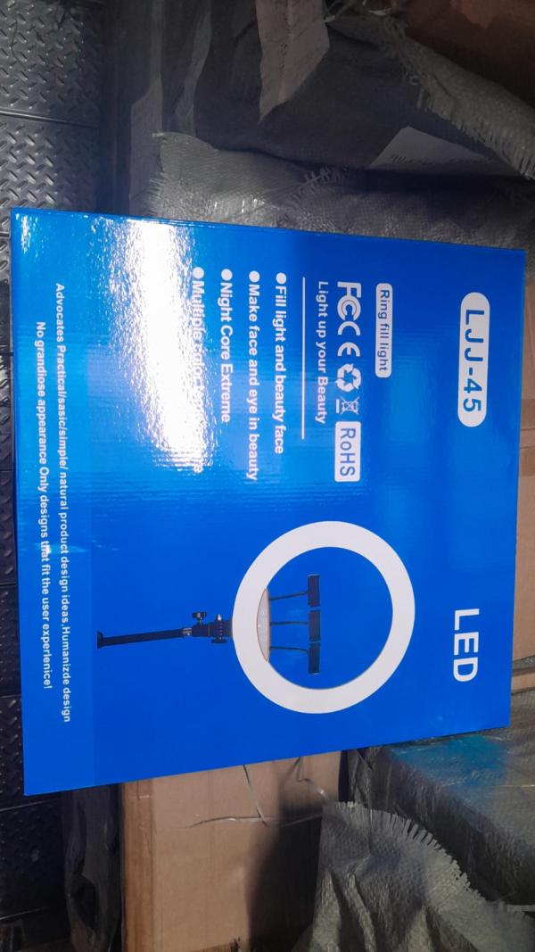 ARO DE LUZ   LJJ-45 CM LUZ LED CON HOLDER PARA TRIPODE LEDS RABI 45CM
