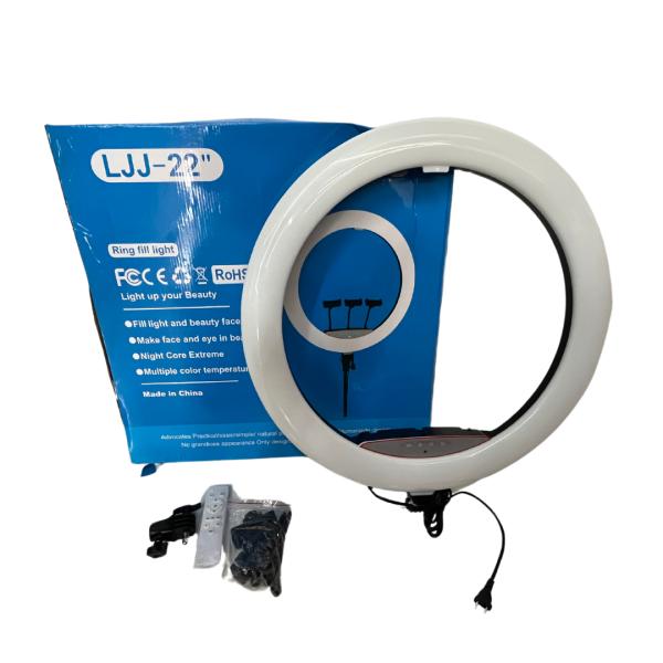 ARO DE LUZ   LJJ-22 LUZ LED CON HOLDER PARA TRIPODE LEDS RABI 56CM
