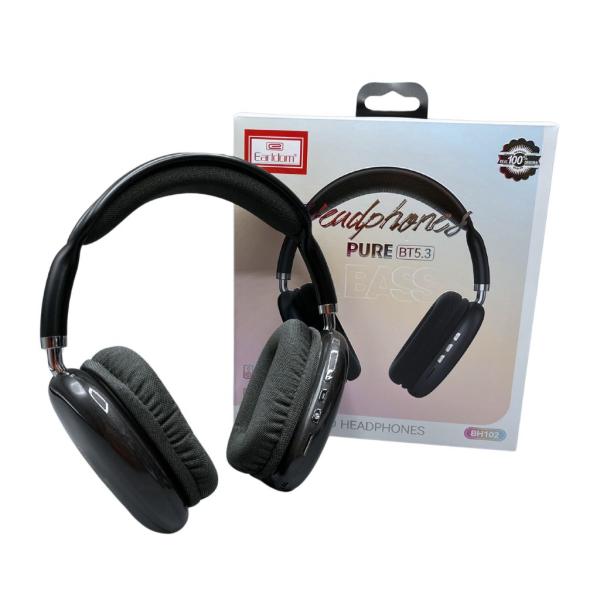AUDIFONOS MANOS LIBRES BLUETOOTH  EARLDOM ET-BH102 NEGRO CON RGB
