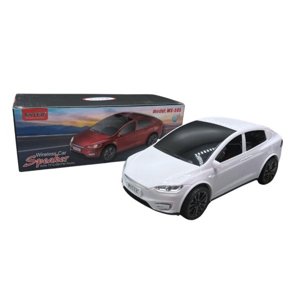 BOCINAS PARLANTE CARRO BLUETOOTH  WS-595 BLANCO