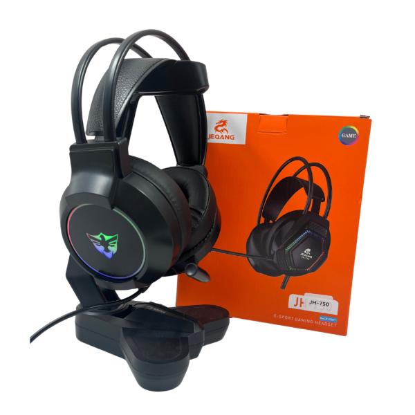 AUDIFONOS MANOS LIBRES CON CABLE CONECTOR USB GAMER  JH-750  RGB