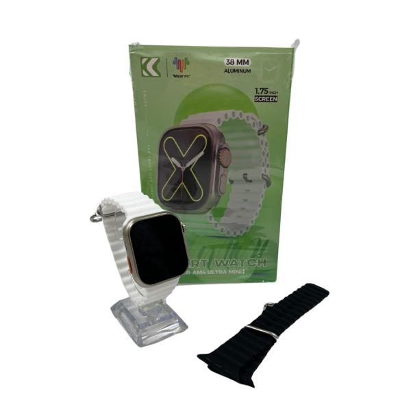 RELOJ INTELIGENTE KR AM4 ULTRA MINI BLANCO
