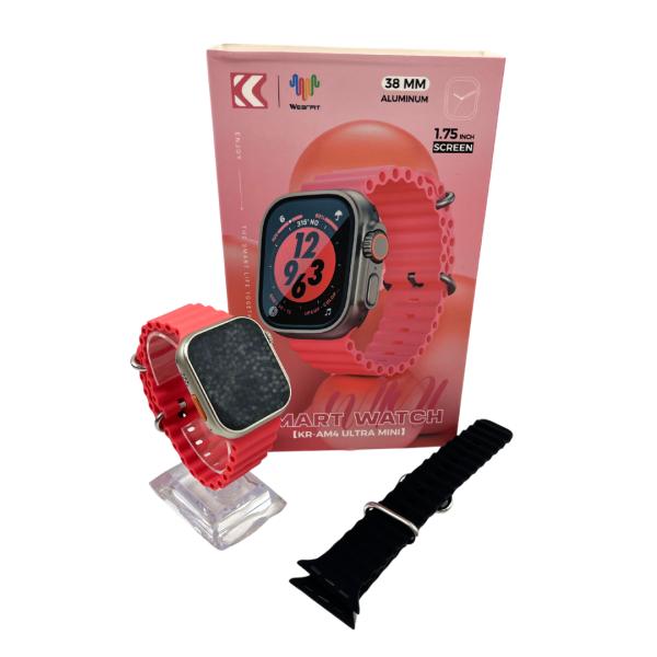 RELOJ INTELIGENTE KR AM4 ULTRA MINI ROSA