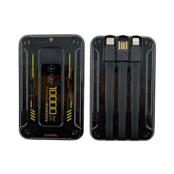 BATERIA DE EMERGENCIA POWER BANK 10000 BULT-IN PEQUE&Ntilde;A NEGRO
