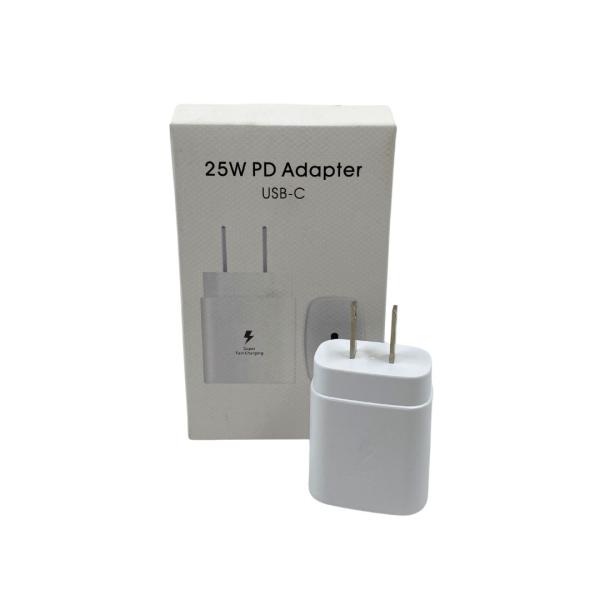 CARGADOR CUBO CASA PD TIPO C CAJA 25W MIX