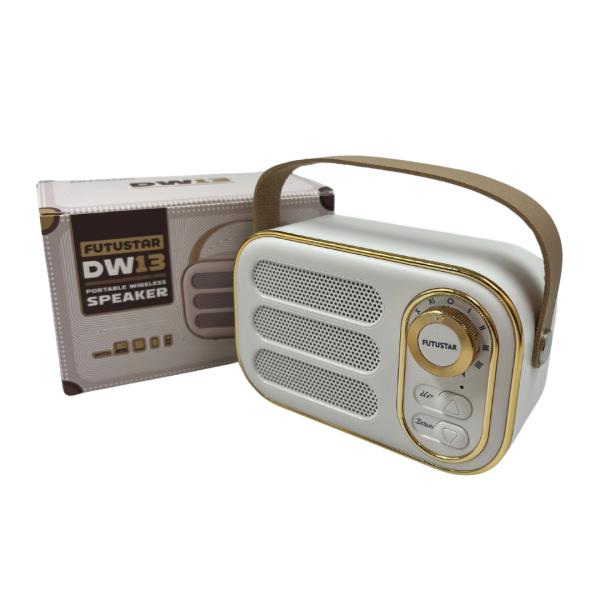 BOCINAS PARLANTE BLUETOOTH DW13 BLANCO