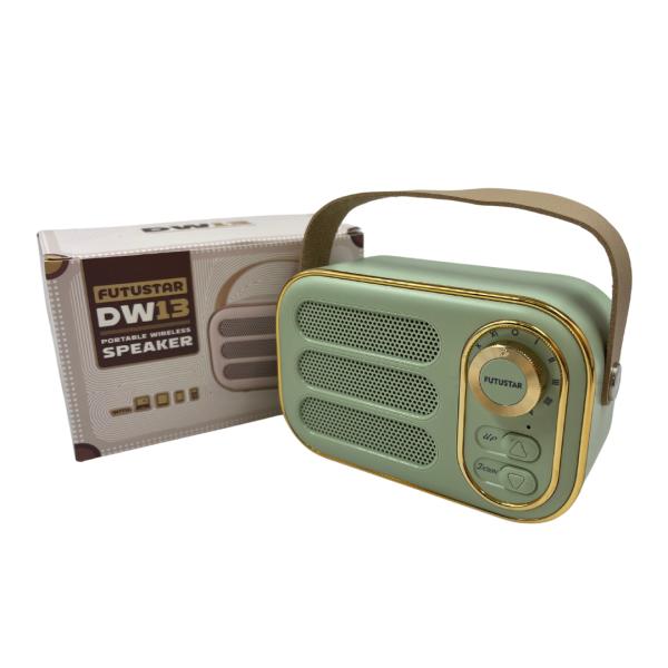 BOCINAS PARLANTE BLUETOOTH DW13 VERDE
