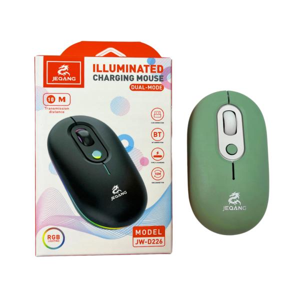 MOUSE PARA COMPUTADORA JW-D226 VERDE