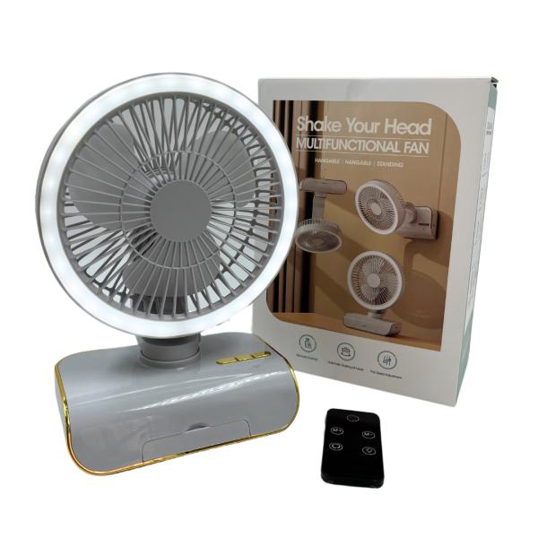 ABANICO VENTILADOR  JR GRIS