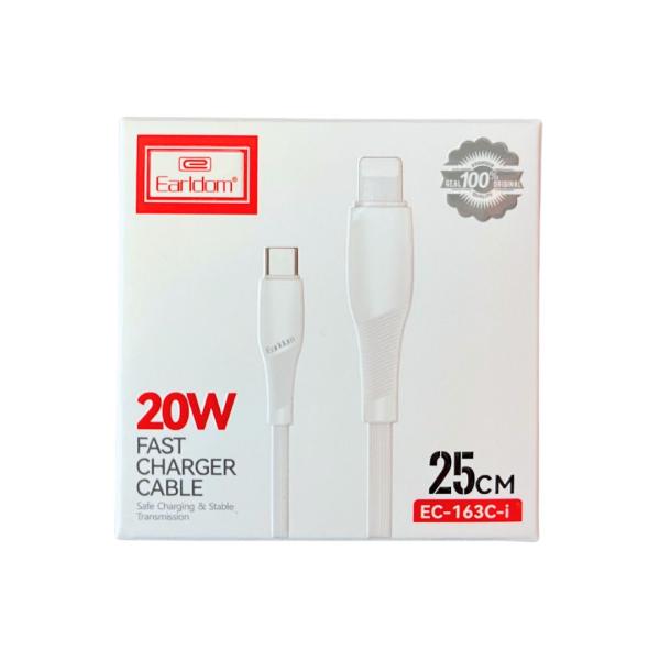 CABLE IPHONE EC-163C-i EARLDOM BLANCO