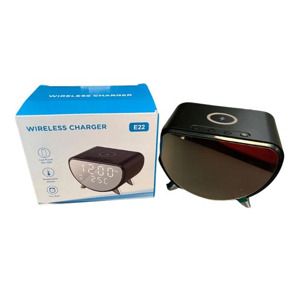 CARGADOR INALAMBRICO E22 NEGRO