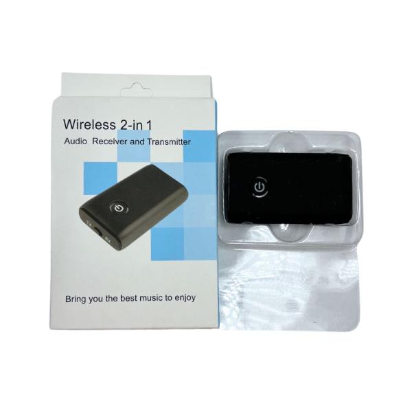 TRANSMISOR DE M&Uacute;SICA BLUETOOTH 2 en 1 NEGRO