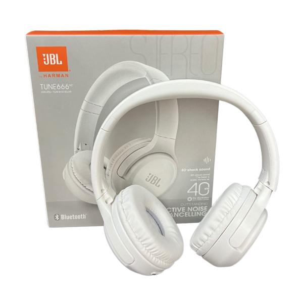 AUDIFONOS MANOS LIBRES BLUETOOTH TUNE666 BLANCO