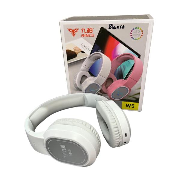 AUDIFONOS BLUETOOTH  W5 BLANCO