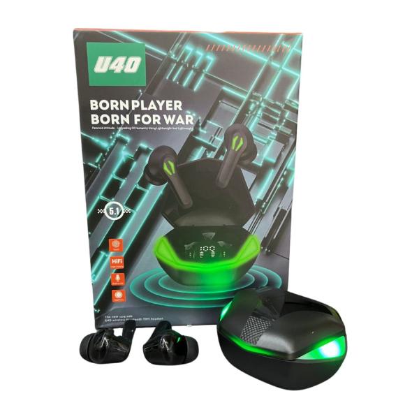 AUDIFONOS MANOS LIBRES BLUETOOTH U40 NEGRO
