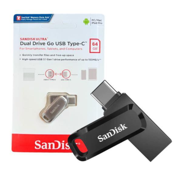 LLAVE MAYA  PEN DRIVE CON TIPO C SANDISK 64GB