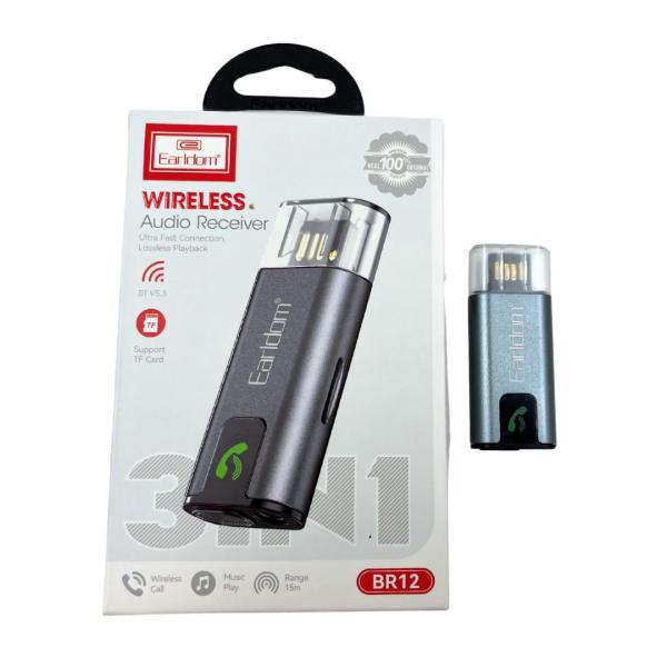 TRANSMISOR DE M&Uacute;SICA BLUETOOTH ET-BR12 EARLDOM