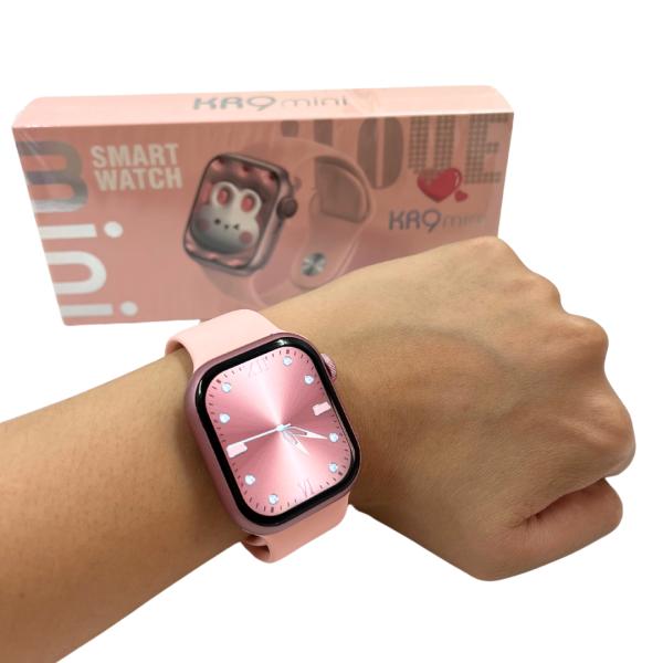 RELOJ INTELIGENTE SMART WATCH KR9 MINI ROSADO