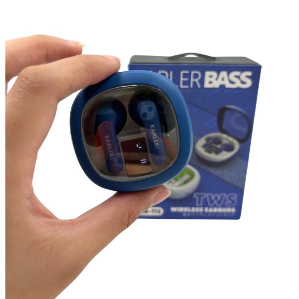 AUDIFONOS MANOS LIBRES BLUETOOTH TWS KR-T13 AZUL