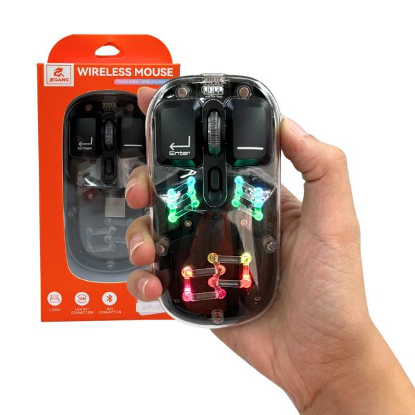 MOUSE PARA COMPUTADORA JW-AP06 BLUETOOTH JEQANG NEGRO